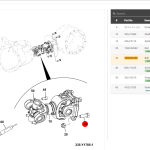 JCB Spare Parts BOLT 1305/0410Z